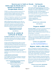 Manual Para Padres - Servicios De Intervencion Temprana De Nevada - Nevada (Spanish), Page 31