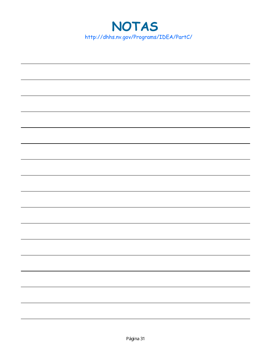 Manual Para Padres - Servicios De Intervencion Temprana De Nevada - Nevada (Spanish), Page 35