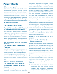 Parent Handbook - Nevada&#039;s Early Intervention Services System (Neis) - Nevada, Page 10
