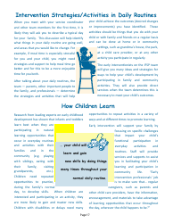 Parent Handbook - Nevada&#039;s Early Intervention Services System (Neis) - Nevada, Page 21