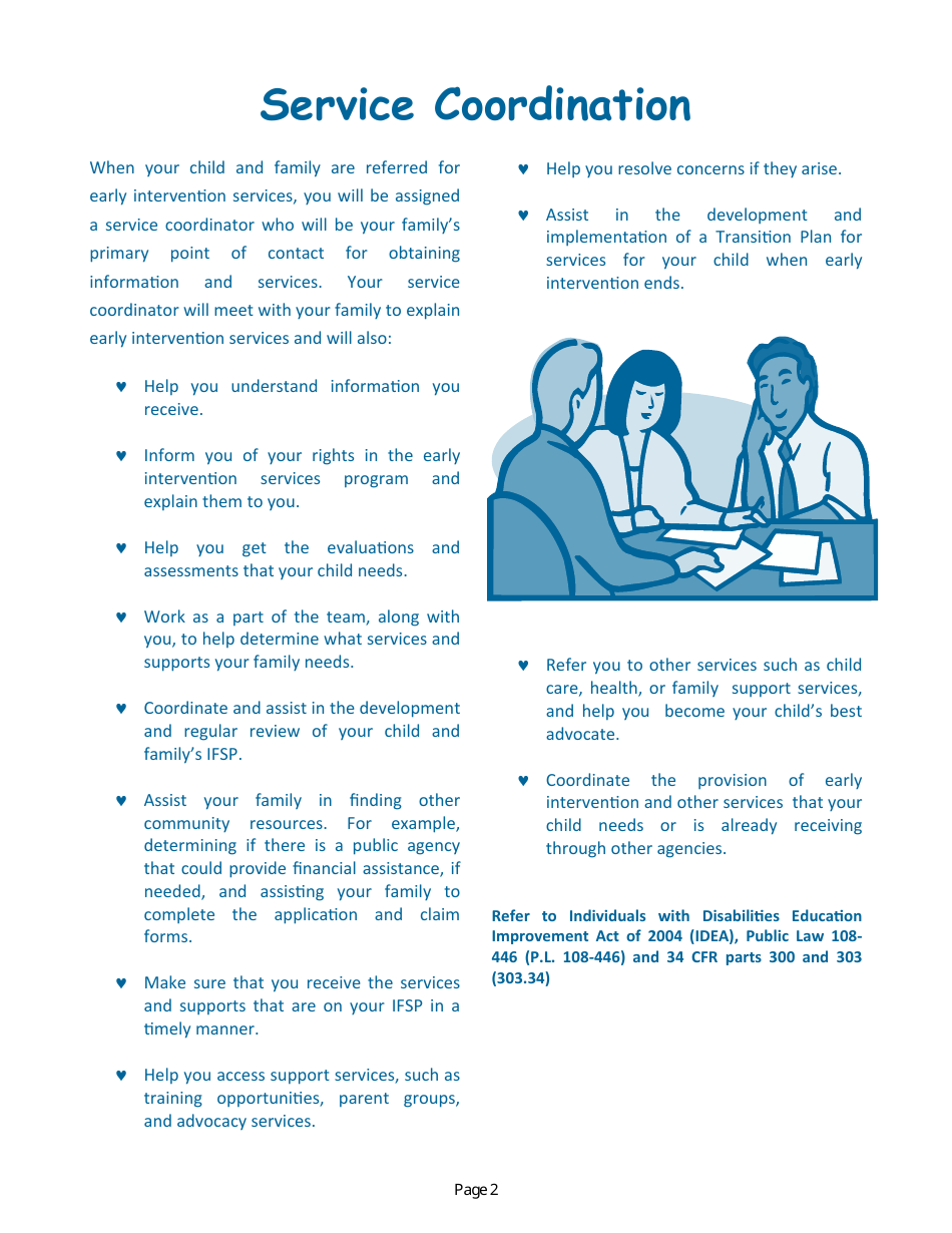 Parent Handbook - Nevadas Early Intervention Services System (Neis) - Nevada, Page 6