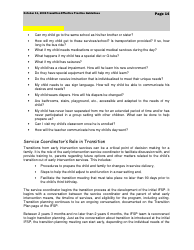 Transition Effective Practice Guidelines - Nevada Early Intervention Services (Neis) - Nevada, Page 14