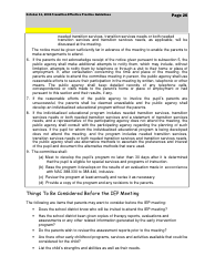 Transition Effective Practice Guidelines - Nevada Early Intervention Services (Neis) - Nevada, Page 26