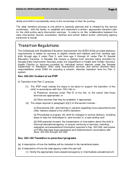 Transition Effective Practice Guidelines - Nevada Early Intervention Services (Neis) - Nevada, Page 6