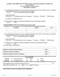 Form DS-45-C Eligibility Determination for Intellectual and Developmental Disabilities - Nevada, Page 2