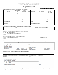 Nevada Medicaid Application Form - Aged out Foster Care ...