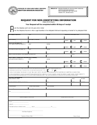 Document preview: Request for Non-identifying Information - Nevada