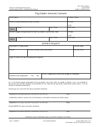 Document preview: Form FPO0209B Psychiatric Services Consent - Nevada