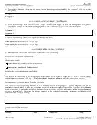 Form FPO0509A Nevada Initial Assessment (Located in Unity) - Nevada, Page 2