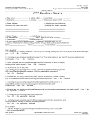 Document preview: Form FPO0802D Nytd Survey - Nytd Baseline - Nevada - Nevada