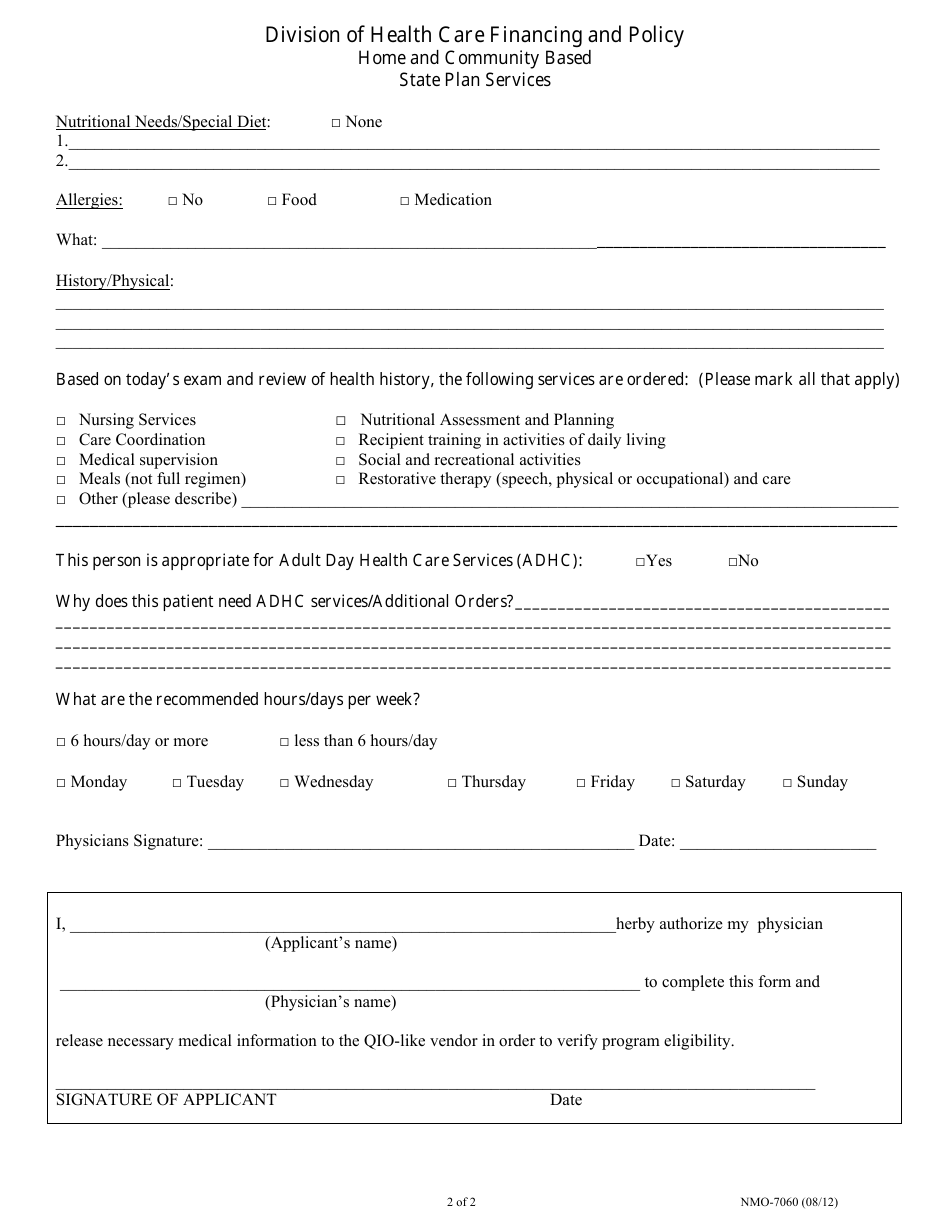 Form Nmo 7060 Fill Out Sign Online And Download Printable Pdf Nevada Templateroller 4795