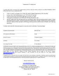 Form NMH-3828 Civil Rights Compliance Self-evaluation &amp; Certification - Nevada, Page 4