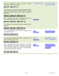 Form NMH-3827 Advance Directives Compliance Self-evaluation &amp; Certification - Nevada, Page 2