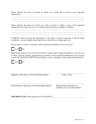 Form NMH-3802 Recipient Request to Access/Obtain Copy of Protected Health Information - Nevada, Page 2