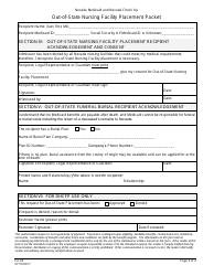 Form FA-30 Out-of-State Nursing Facility Placement Packet - Nevada, Page 3