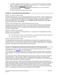 Form FA-31C Provider Initial Enrollment Application (Individuals) - Nevada, Page 2