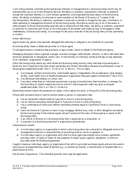 Form FA-31C Provider Initial Enrollment Application (Individuals) - Nevada, Page 3