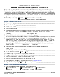 Form FA-31C Provider Initial Enrollment Application (Individuals) - Nevada, Page 4