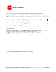 Form FA-31C Provider Initial Enrollment Application (Individuals) - Nevada, Page 9