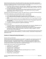 Form FA-31B &quot;Provider Revalidation Application (Groups/Facilities)&quot; - Nevada, Page 3