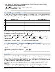 Form FA-31B &quot;Provider Revalidation Application (Groups/Facilities)&quot; - Nevada, Page 8