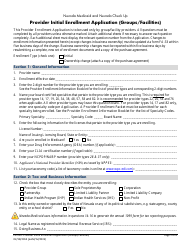 Form FA-31D Provider Initial Enrollment Application (Groups/Facilities) - Nevada, Page 4