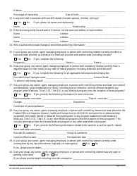 Form FA-31D Provider Initial Enrollment Application (Groups/Facilities) - Nevada, Page 7