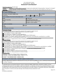 Document preview: Form FA-73 Prior Authorization Request Nevada Medicaid - Optumrx - Suboxone and Subutex - Nevada