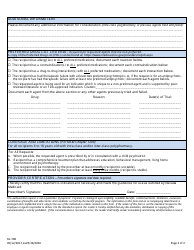Form FA-70B Prior Authorization Request - Psychotropic Agents for Children and Adolescents Ages 6 to 18 - Nevada, Page 2