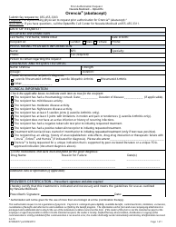 Document preview: Form FA-79 Prior Authorization Request - Orencia (Abatacept) - Nevada