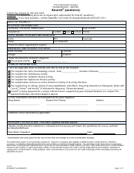 Document preview: Form FA-78 Prior Authorization Request - Kineret (Anakinra) - Nevada