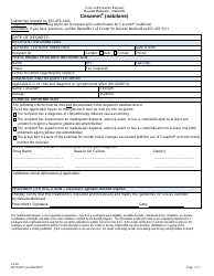 Form FA-84 &quot;Prior Authorization Request - Cesamet (Nabilone)&quot; - Nevada