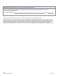 Form FA-81 Prior Authorization Request - Simponi (Golimumab) - Nevada, Page 2