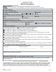 Document preview: Form FA-86 Prior Authorization Request - Marinol (Dronabinol) - Nevada