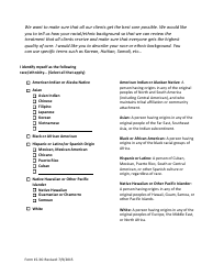 Document preview: Form 15-36 Racial Identity Questionnaire - Nevada