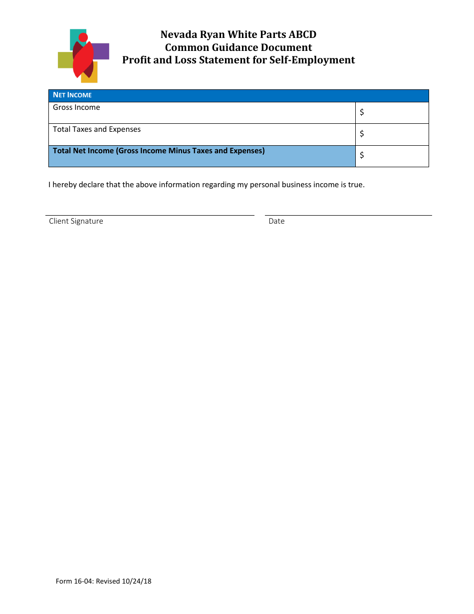 Form 18-05 Universal Eligibility Application - Annual Client Review - Nevada, Page 12