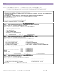 Form 18-05 Universal Eligibility Application - Annual Client Review - Nevada, Page 3