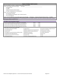 Form 18-05 Universal Eligibility Application - Annual Client Review - Nevada, Page 5