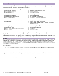 Form 18-05 Universal Eligibility Application - Annual Client Review - Nevada, Page 7