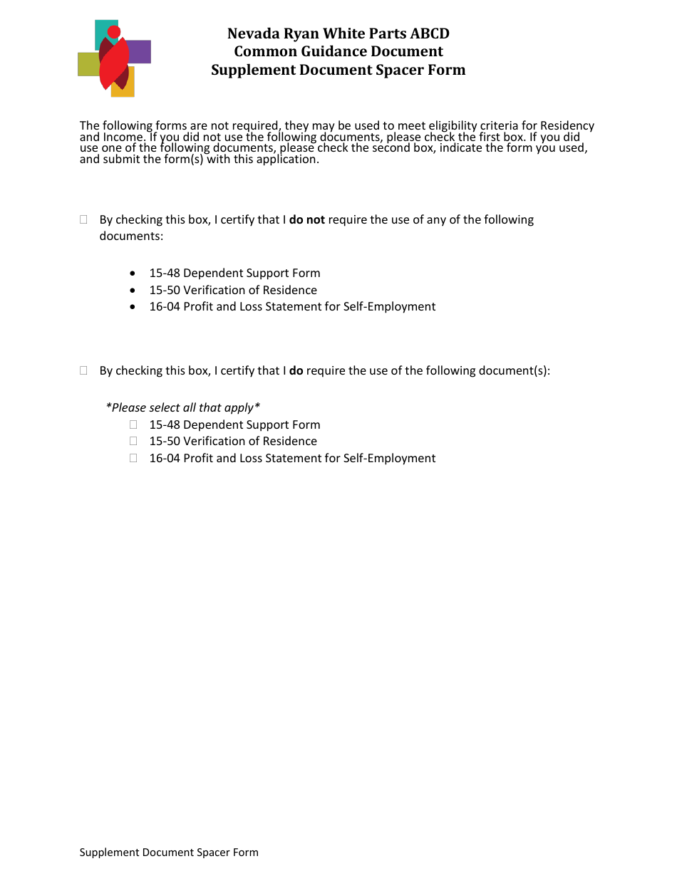 Form 18-05 Universal Eligibility Application - Annual Client Review - Nevada, Page 8