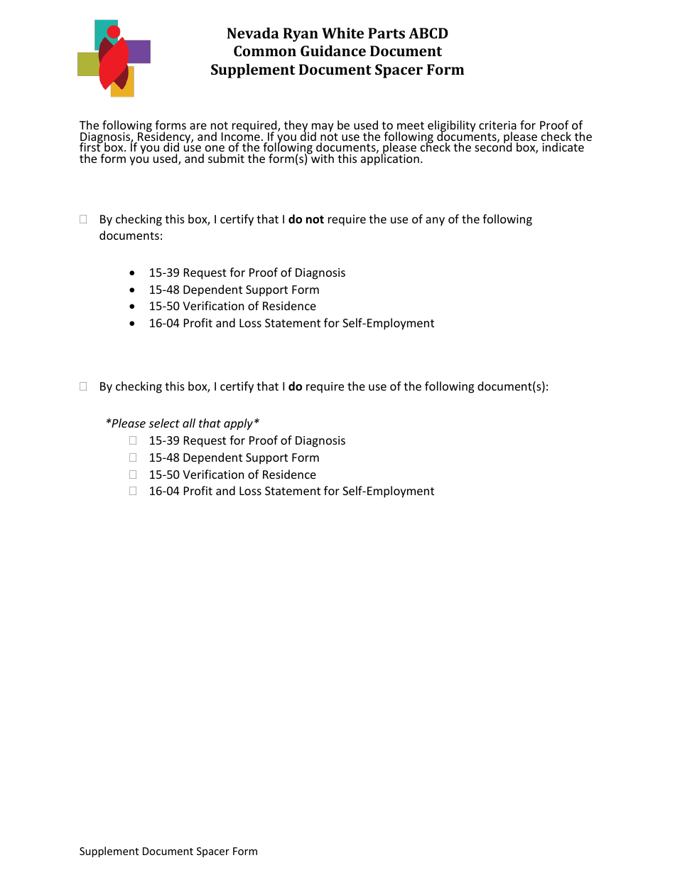 Form 18-04 Universal Eligibility Application - Brand New Client - Common Guidance Document - Nevada Ryan White Parts Abcd - Nevada, Page 8