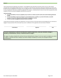 Form 18-06 Universal Eligibility Application - Six-Month Self-attestation - Nevada Ryan White Parts Abcd - Nevada, Page 2