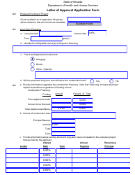 Letter of Approval Application Form - Nevada, Page 6