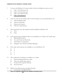 Appendix C Post-test to the &#039;biosense 2.0 Training Course&#039; - Nevada, Page 3