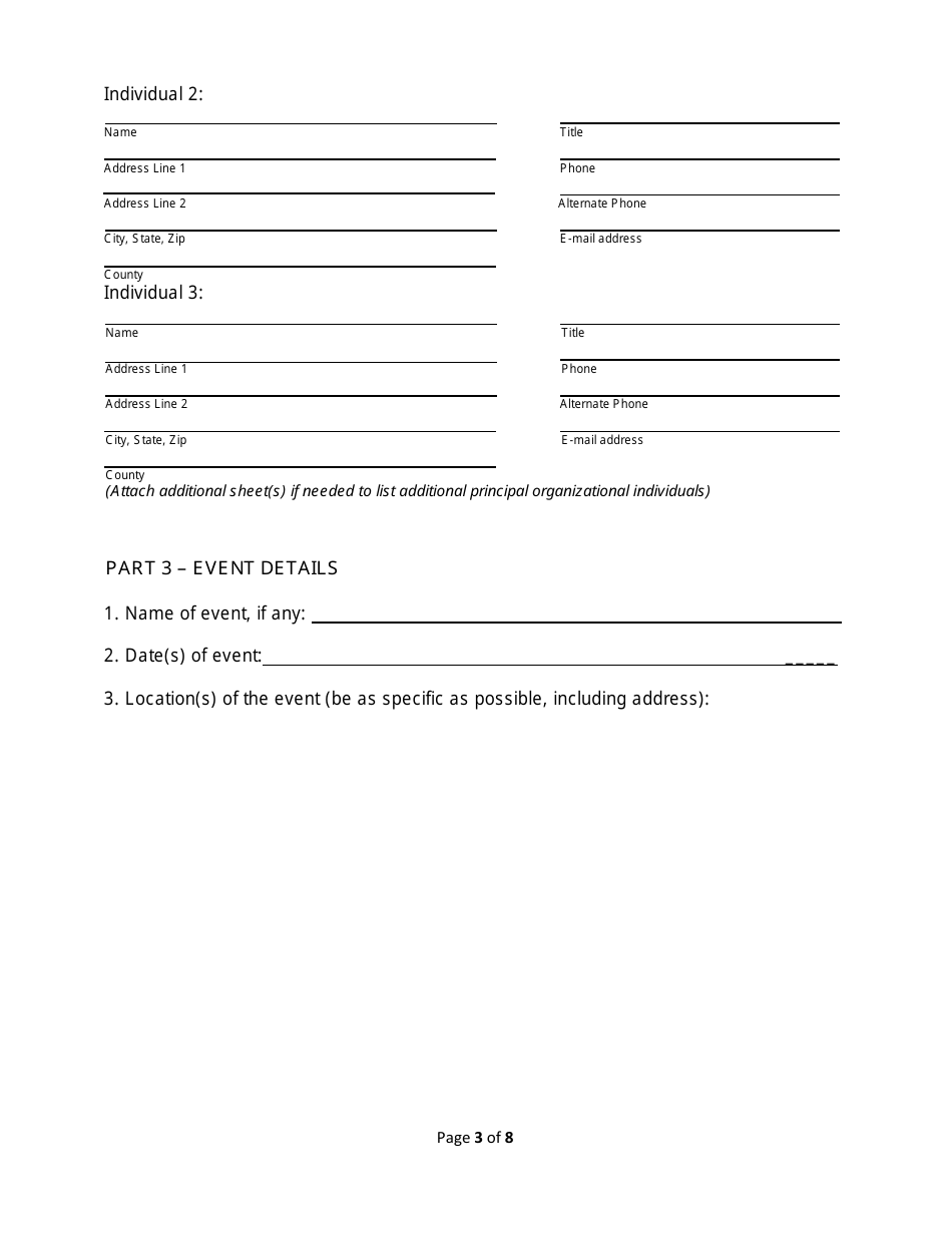 Registration of Sponsoring Entity Under Nevada Revised Statutes (Nrs) Chapter 629 - Nevada, Page 3