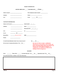 Complaint Form - Emergency Medical Systems Program - Nevada, Page 2