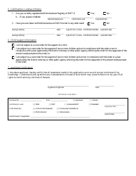 &quot;Emergency Medical Services Certification Application Form&quot; - Nevada, Page 2