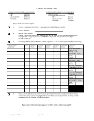 Emergency Medical Services Late Renewal Application Form - Nevada, Page 2
