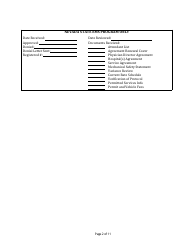 Renewal Permit Application - Nevada, Page 2