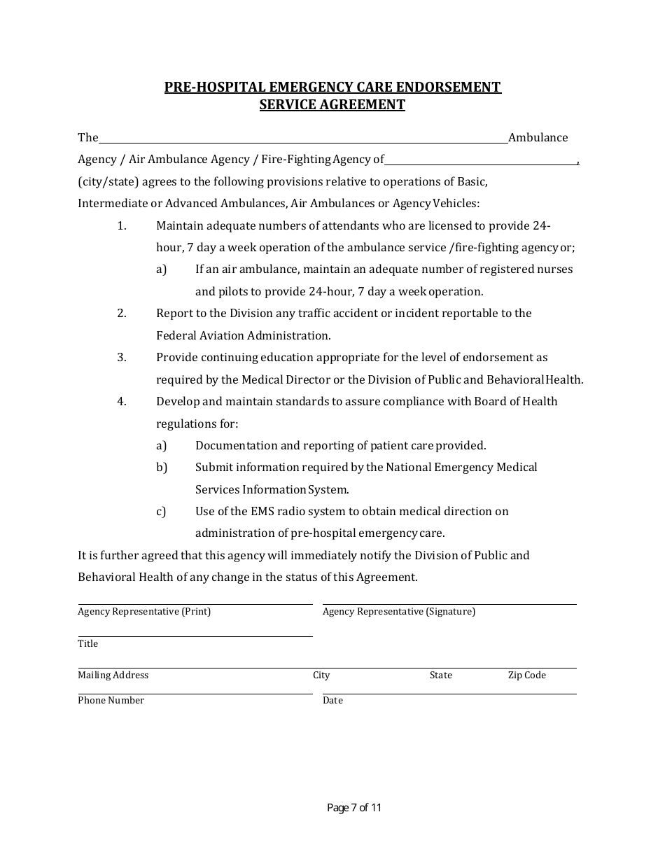 Renewal Permit Application - Nevada, Page 7